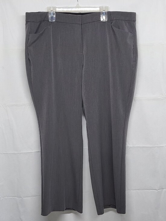 Lane Bryant Dress Pants The Houston Womens 22S Comfort Waist Wide Leg Pockets - Picture 1 of 16